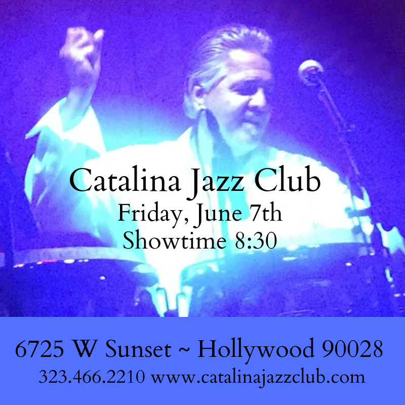 CornicheEnt's tweet photo. TONIGHT
Louie Cruz Beltran returns to Hollywood’s premier jazz supper club – Catalina Jazz – for an evening of Latin jazz, classic R&amp;B, soaring vocals and dynamic percussion with Special Guest Nick Mancini on vibes!  8:30 showtime.  For tickets: https://t.co/5ZsHCyUKrO https://t.co/LD97JZWh8q