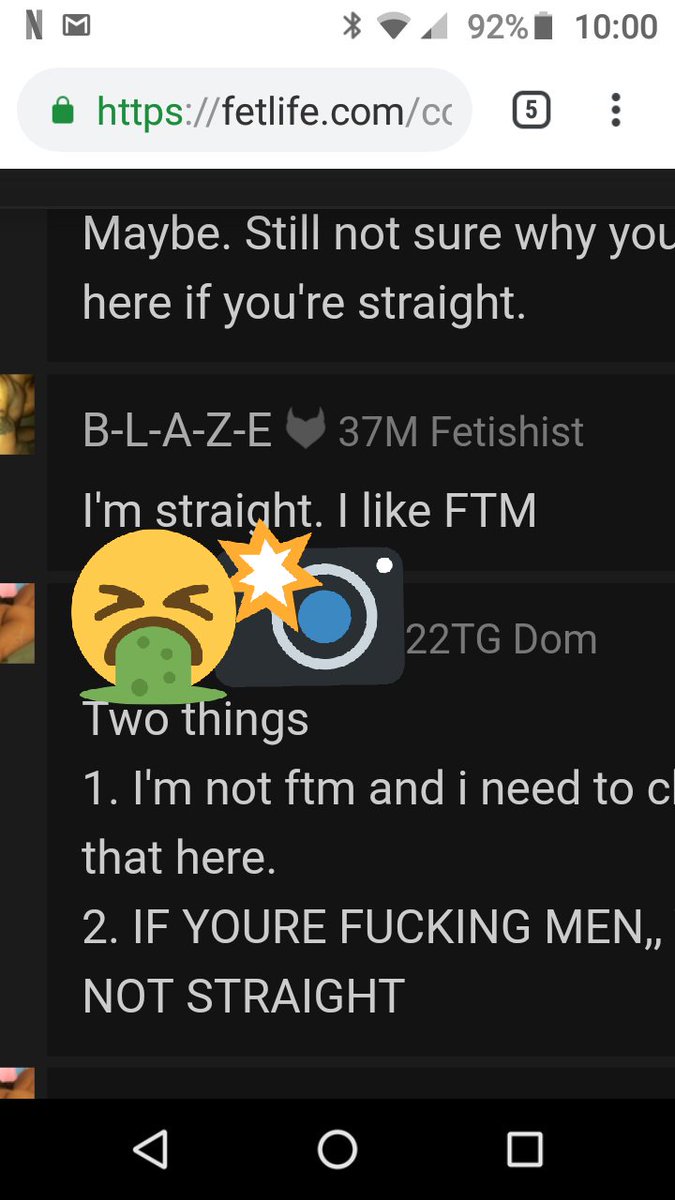 Avery_Love508's tweet photo. #Dumbfuck alert.
Here's the deal. If you're a man fucking another man, you're not straight. I'm a man, you're not Straight. Instead you choose to invalidate trans folks and make us a #fetish. #fetishfee
Also, #NotFTM I'm #TransMasc.
Not a woman, never was a woman. #UterusOwner https://t.co/veD9dFQRsv