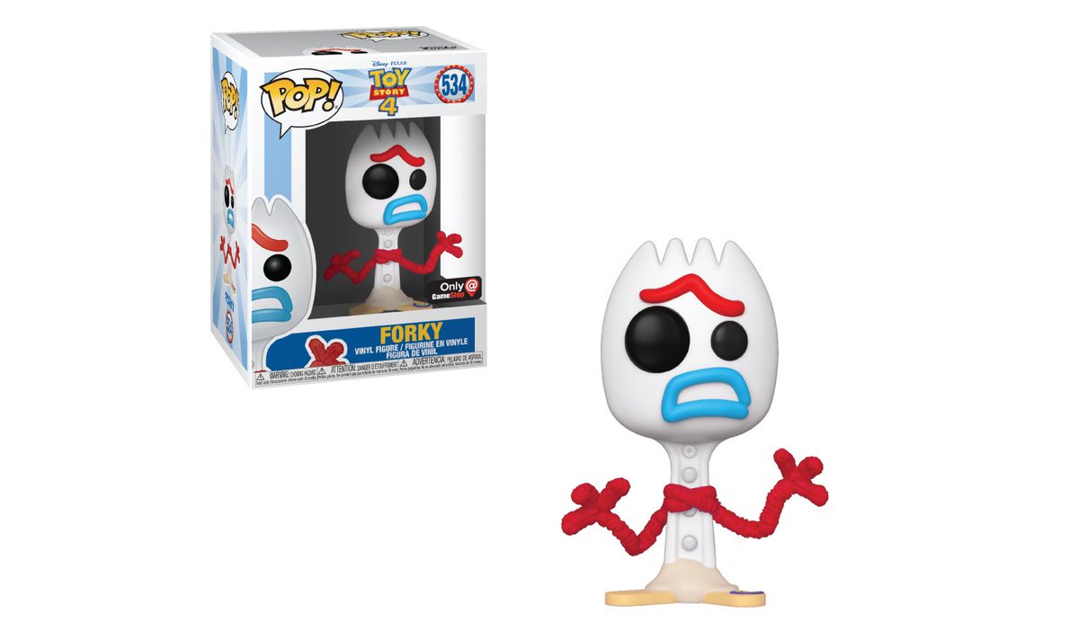 OriginalFunko's tweet image. RT &amp;amp; follow @OriginalFunko for a chance to WIN a @Gamestop exclusive #Forky Pop!   #FunkoToyStory #ToyStory4