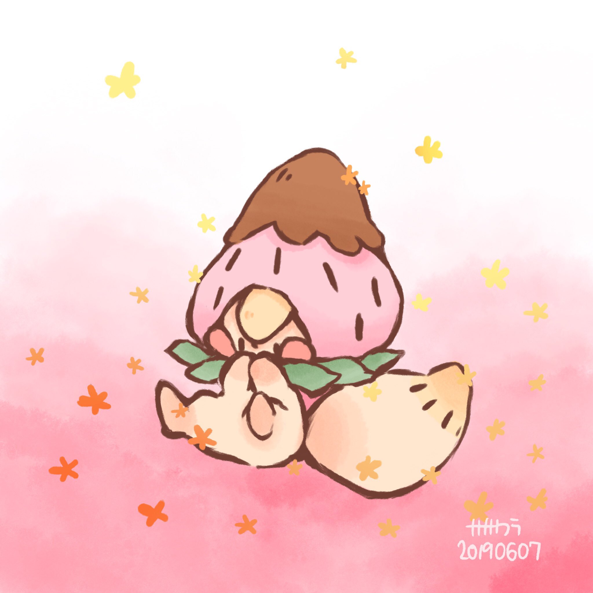 Twitter এ ササクラ 眠たい イラスト 絵 絵描き お絵かき かわいい 癒し いちご キツネ メーとスズメの友達 T Co Zuy1qiaf8j ট ইট র