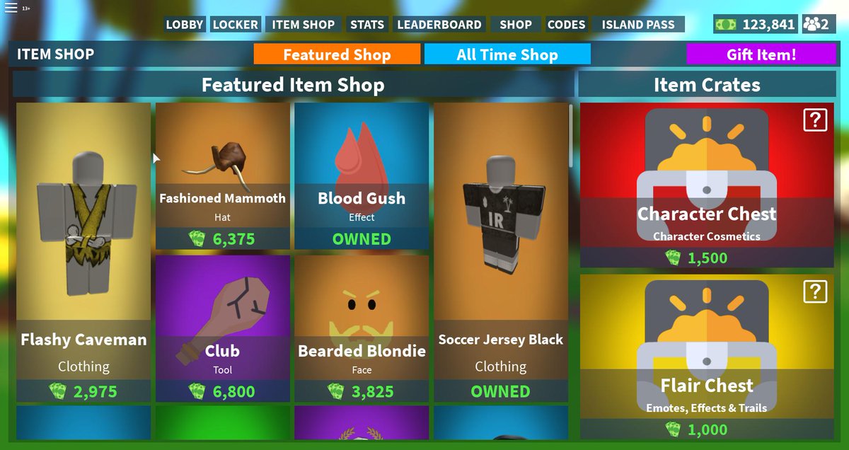 Tobi On Twitter New Item Shop Only In Vip Servers Right Now Islandroyale Roblox - roblox item shop