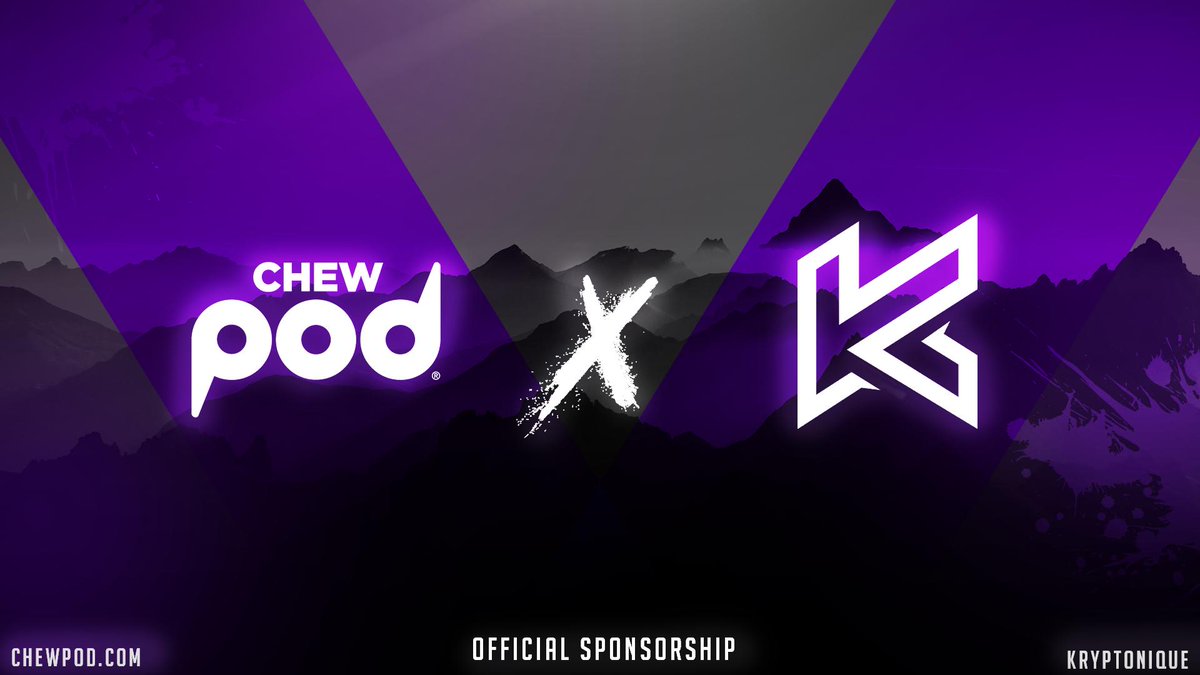 ItsZopix's tweet photo. Chewpod x Kryptonique
New sponsorship Kryptonique - Chewpod
Follow us for a lot of Chewpod Giveways !
#sponsorship #giveway #chewpod #kryptogang
https://t.co/vv5e7sEG5z (Promo Code : Kryptonique30 ) https://t.co/KyPLzPMyQH