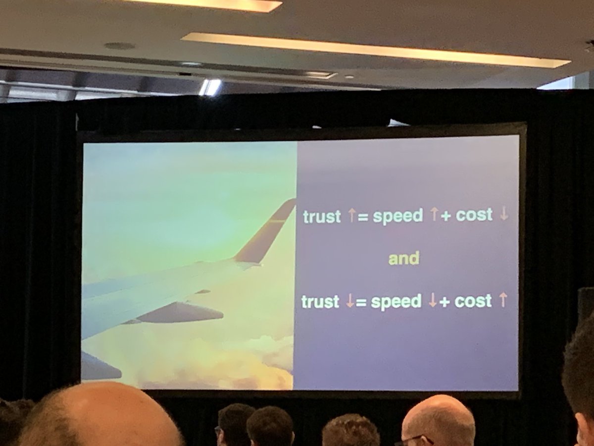 fnthawar's tweet photo. High trust vs low trust systems (trust but verify!)
@MargaretSyms @ShopifyEng #CdnTechAtScale @Shopify https://t.co/TKZ0eohvFR