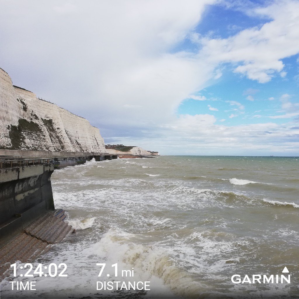 Ashton378's tweet photo. Mix of rain, winds an sunshine! #stormy #running #garmin #rottingdean https://t.co/Y89pBRui6t