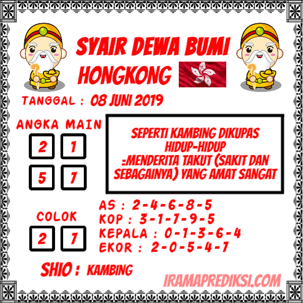 Iramavip On Twitter: "Syair Dewa Bumi 08 Juni 2019 #Syairsydney #Syairsgp  #Syairhk #Iramavip #Tribunprediksi #Pangeranprediksi… "