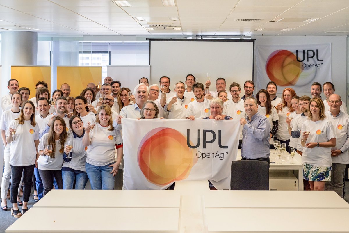 🥂os invitamos a celebrar con nosotros el lanzamiento de la nueva identidad corporativa de UPL!!! #MyUPL #openag #newbrandidentity #celebrating #nolimitsnoborders