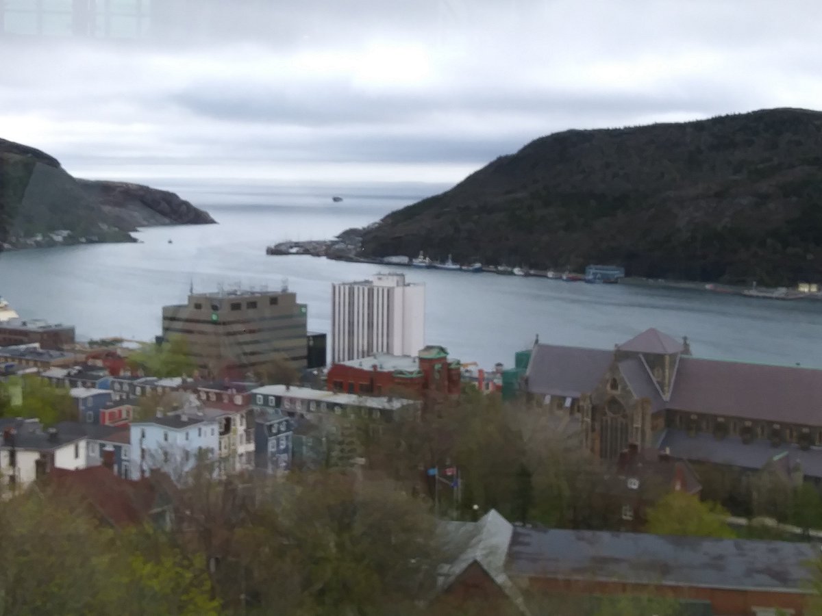 NS_REAA's tweet photo. The view from The Rooms and a parade for the Growlers. AIC Conference in St. John's, NL. 
 #AIC2019ICE @AIC_Canada https://t.co/m6tsIk6lLV