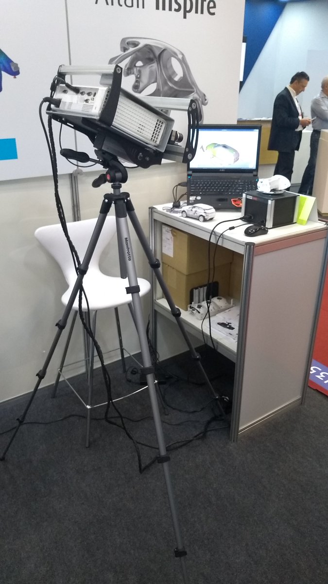 IdeiaProjeto's tweet photo. At EXPOMAFE 2019 (7th – 11Th May), the biggest Machine’s fair in Brazil, we showed our solutions for 3D measurement and 3D inspection w/ 3D scanner RangeVision.

Na EXPOMAFE 2019 mostramos soluções para medição 3D c/ Scanners 3D RangeVision.
#3Dscanning #3Dscanners #rangevision https://t.co/K1uWnYjwIi