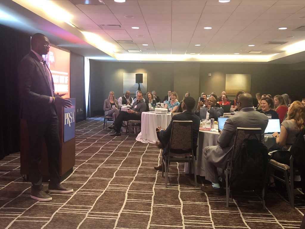 LansingChamber's tweet photo. “I felt like I was responsible to make the place that made me who i am better,” said @LtGovGilchrist when talking about why he lives in and serves Michigan. #PAGPRSA https://t.co/fQXfN6w7eV