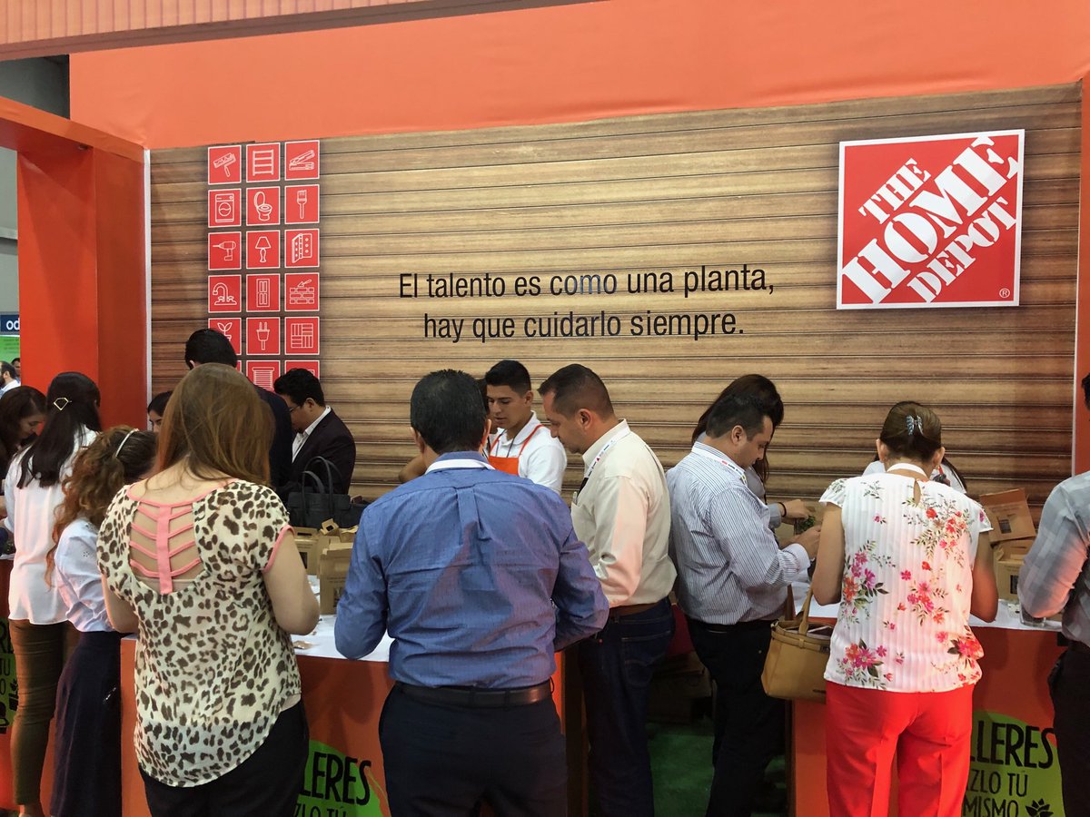 At ERIAC in Monterrey MX. This education &amp; trade show has over 1,200 attendees learning HR best practices. Our MX Home Depot associates connecting with attendees in our booth. Special thanks to Lalo Valenti THD MX HR leader and ERIAC President Elect for the invite to present.