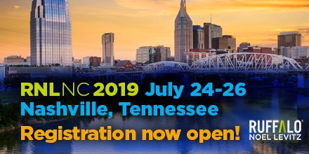 Our early bird special ends sooner than you think! Make sure you register for #RNLNC before it's too late and get ready to attend the higher ed. event of the year. bit.ly/RNL2019NC