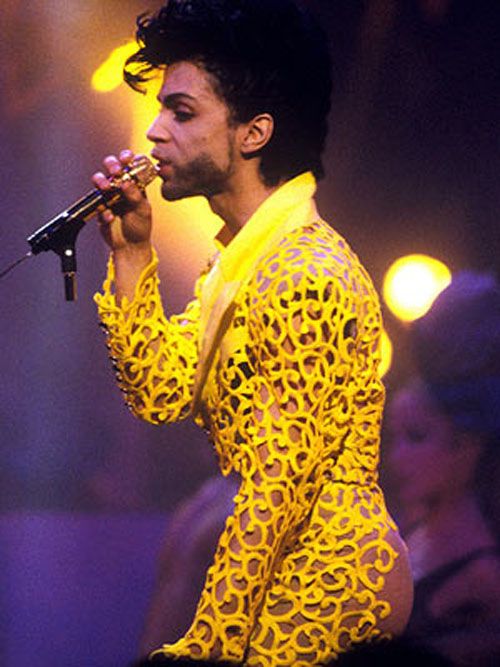 Love of my life, wearing yellow.  #PrinceDay