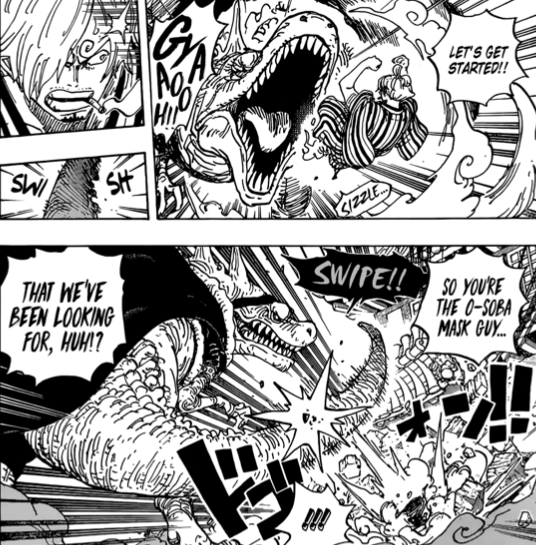 Questions & Mysteries - Sanji already using Raid Suit for the