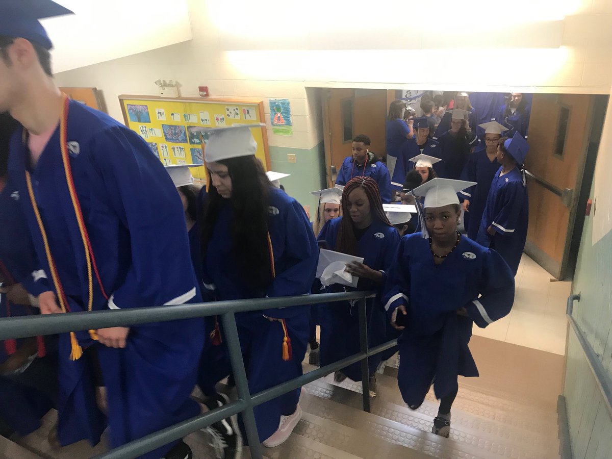 bethshayes's tweet photo. MHS senior walk.  So proud! https://t.co/cCYWURNAl3