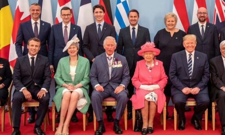 SecondNexus's tweet photo. PHOTO: Donald Trump Signs D-Day Proclamation on Top When All Other World Leaders Sign the Bottom - https://t.co/W5gRDYnXHe https://t.co/TSwPqJOvRj