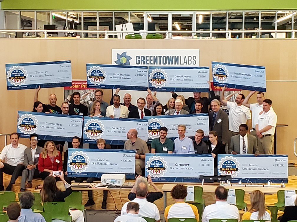 Congratulations to the 10 finalists of the American-Made Solar Prize! These #AmericanSolar innovators won $100,000 and are racing to the finish line in September, with a demo day at Solar Power International in Salt Lake City. ➡️go.usa.gov/xmtvf