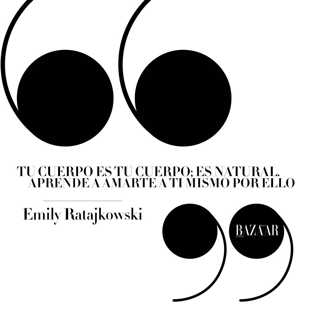 HarpersBazaarmx's tweet photo. Love yourself by Emily. ✨ Hoy la modelo cumple 28 años. #BazaarQuotes https://t.co/V5c5QT4Qdi