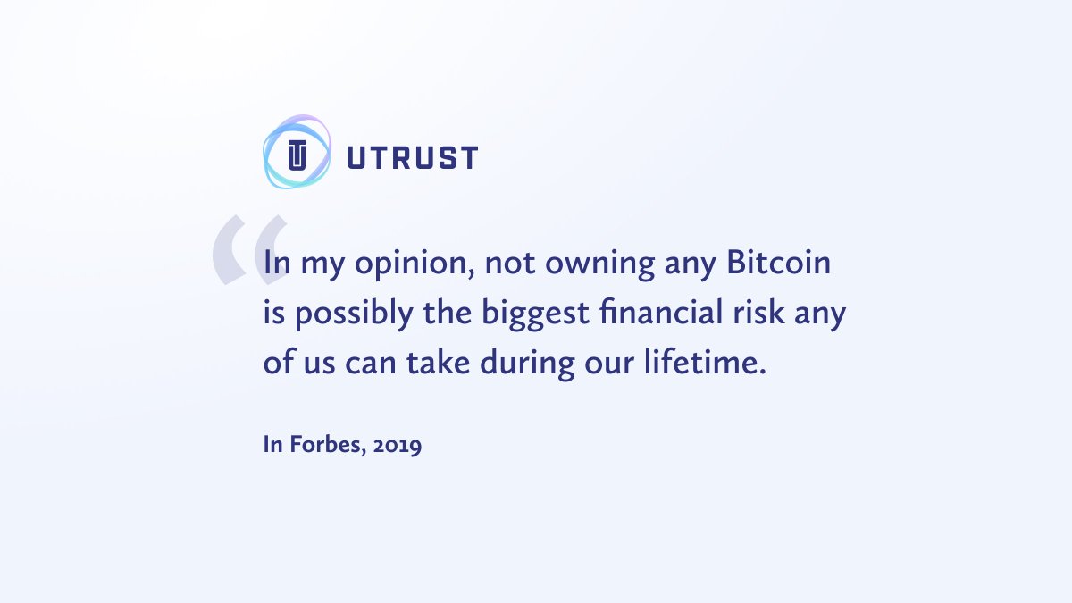 xMoney_com's tweet photo. "Not owning any Bitcoin is possibly the biggest financial risk any of us can take during our lifetime." @ACBPapadopoulos explains to @Forbes why so many #financial advisors are saying now it's crucial to join the #bitcoin bull run: https://t.co/AziA9M4cPN https://t.co/T5Hcj2524U