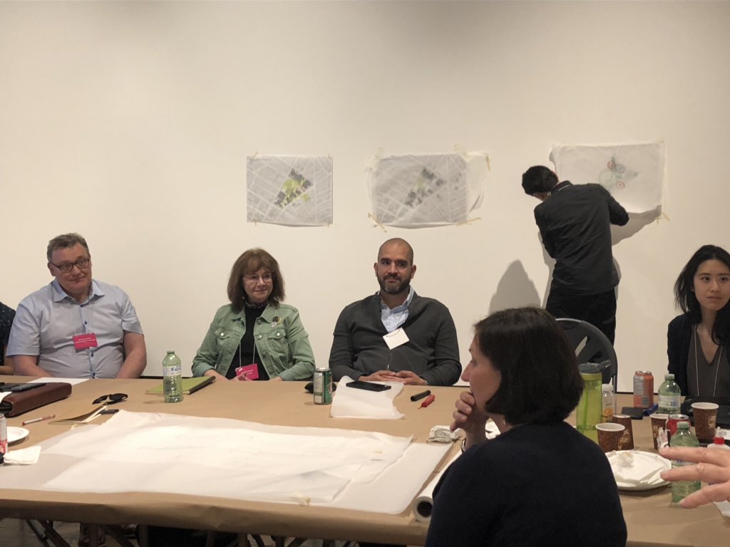 kwartgallery's tweet photo. Lots of great ideas for the Civic District emerging at today’s #KWAGCharrette - relocated Gallery, more space for local theatre, replace surface parking with more green space. What would you most like to see? https://t.co/cXKfl00skp
