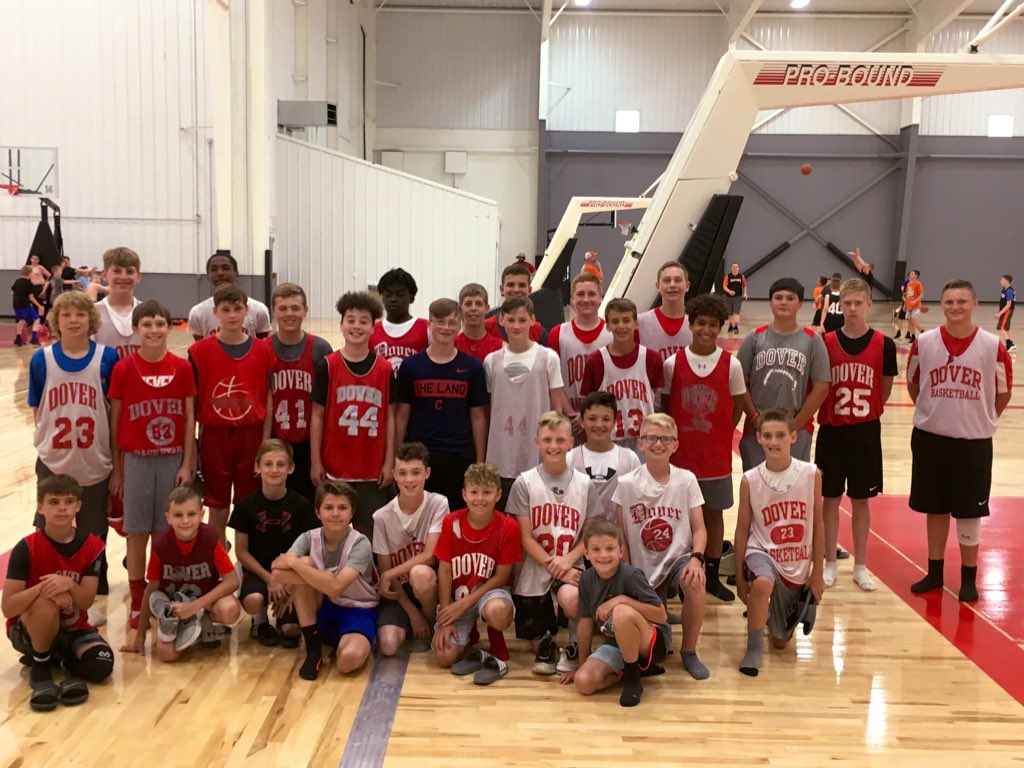 doverbasketball's tweet photo. Class of 2024 & 2025 at Junior High Team Camp. #Thosewhostay #willbechampions #FutureTornadoes https://t.co/PrGhMMNynO