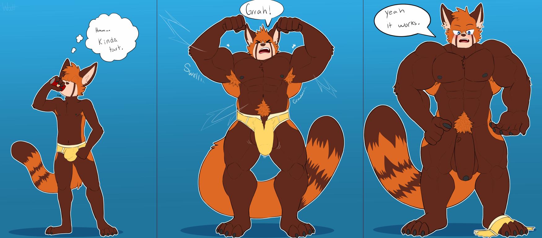 Muscle furry growth
