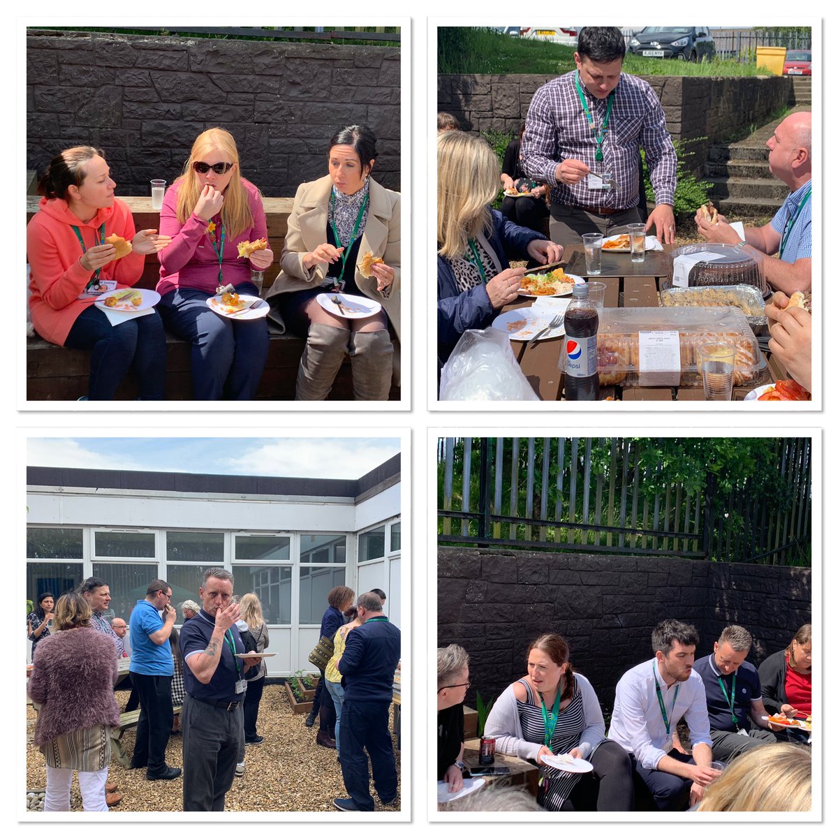 Miss_RileyIWS's tweet photo. Glad the rain stayed away for our @LoveWestLothian Inclusion and Wellbeing Service  final staff health and wellbeing day this year @IWS_Secondary @IwsEit @wlconnolly 😊 #onebigteam #BBQ #teambuilding https://t.co/6yWaKVKMQx