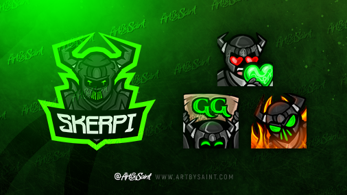 ArtBySaint's tweet photo. New sub emotes created for my good old friend Skerpi 😍 https://t.co/BTu0AZuqJm