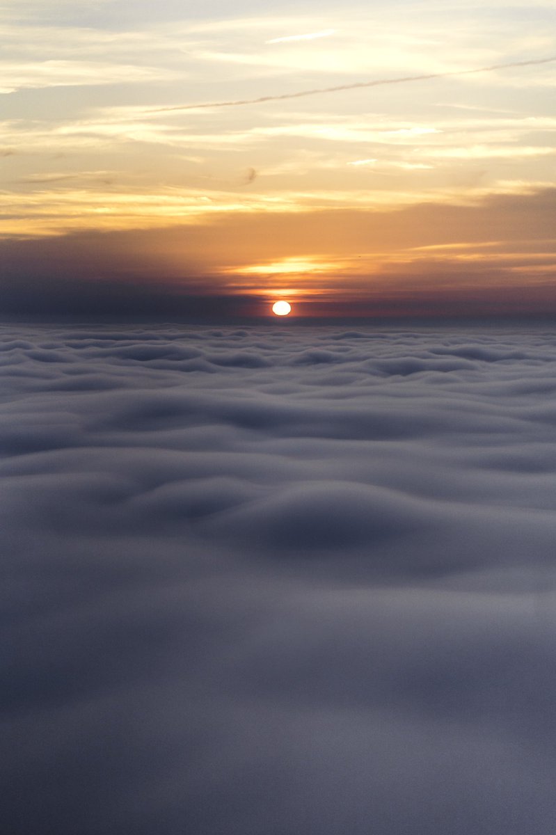 ty_optix's tweet photo. Chicago sunset from above the clouds🌁 https://t.co/q7nDnjpz5e