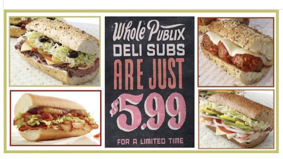 PubSubs_on_sale's tweet image. 🚨 IT’S HAPPENING 🚨

All Publix subs are $5.99 starting next week (6/13-6/19)!!

RT to save a life