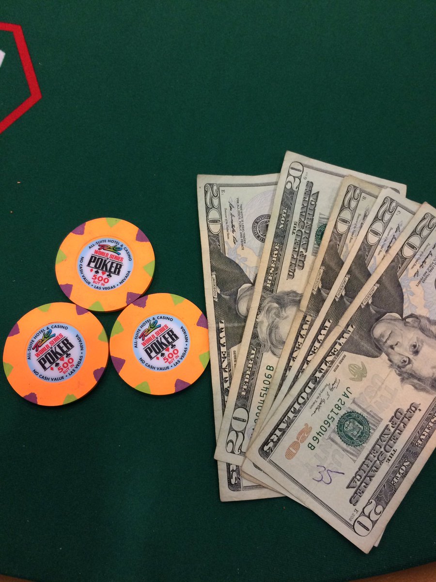 AndyCFinnie's tweet photo. Just played $175 single table satellite to win $1500 tourney chips plus $100 cash. Took it down and immediately registered for Day 1B of $1500 Millionaire Maker tomorrow. Buzzing! https://t.co/003dbXtG8E