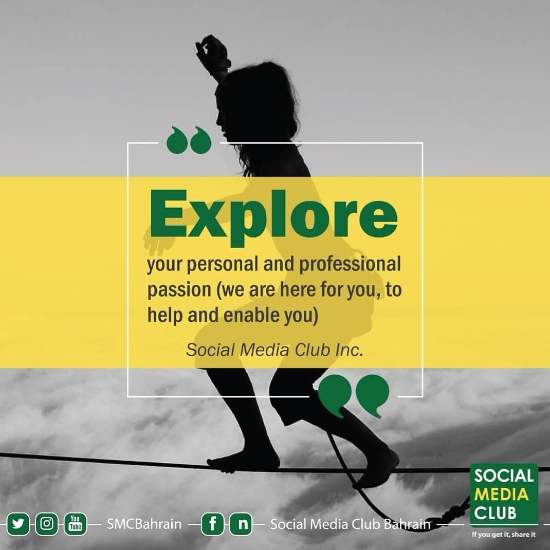 #SMClub guides you to reach your goals and turn your dreams to reality.

Let's work together with #SMCBH experts to achieve your #SocialMedia goals.

#IfYouGetItShareIt #Bahrain