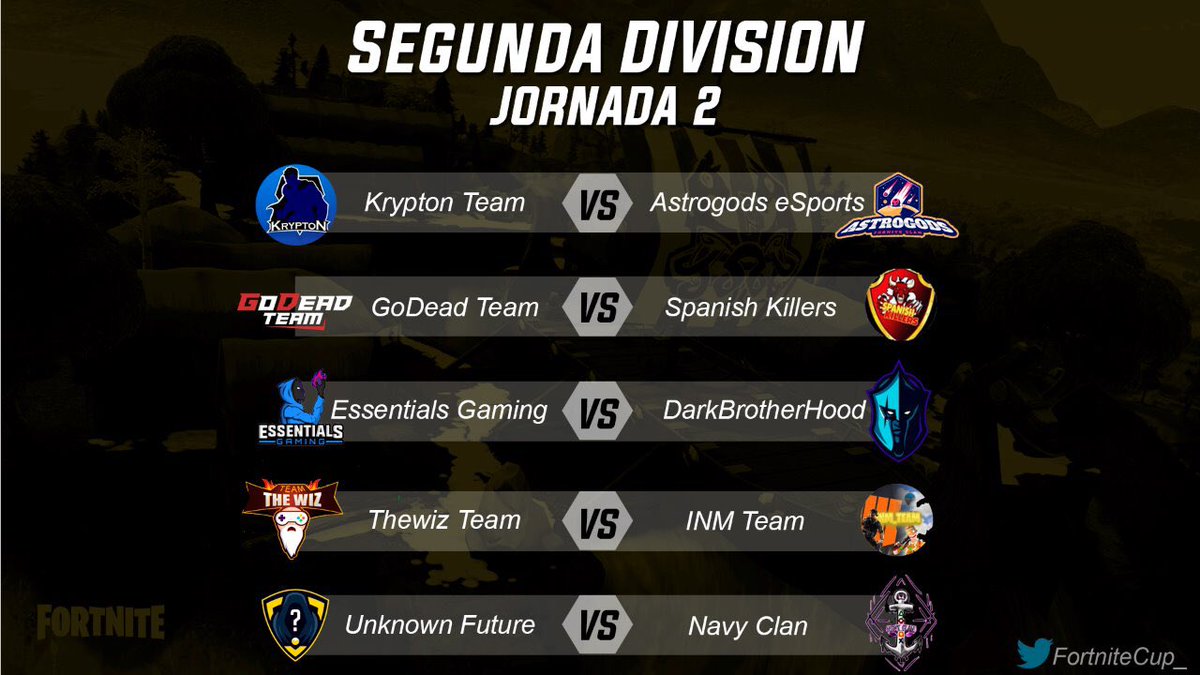 Segunda Division Fortnite tweet media