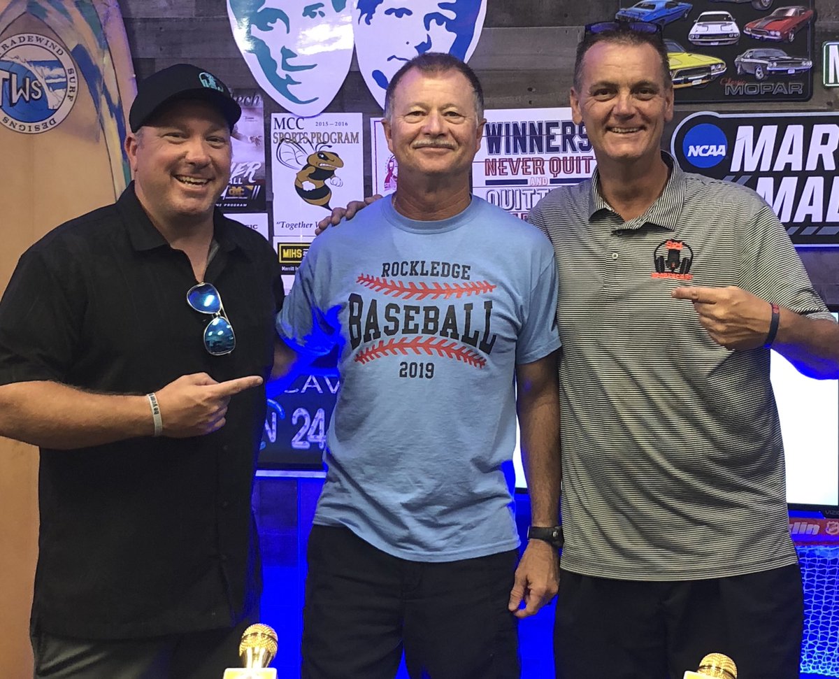 321sportscast's tweet photo. Great way to start a #Friday in the #321SportsCast Studio as @rockledgehigh AD and #RockledgeBaseball Manager Greg Clayborne cane in for a #CoachesCorner one-on-one... #TheRock https://t.co/FwNPwnanrz