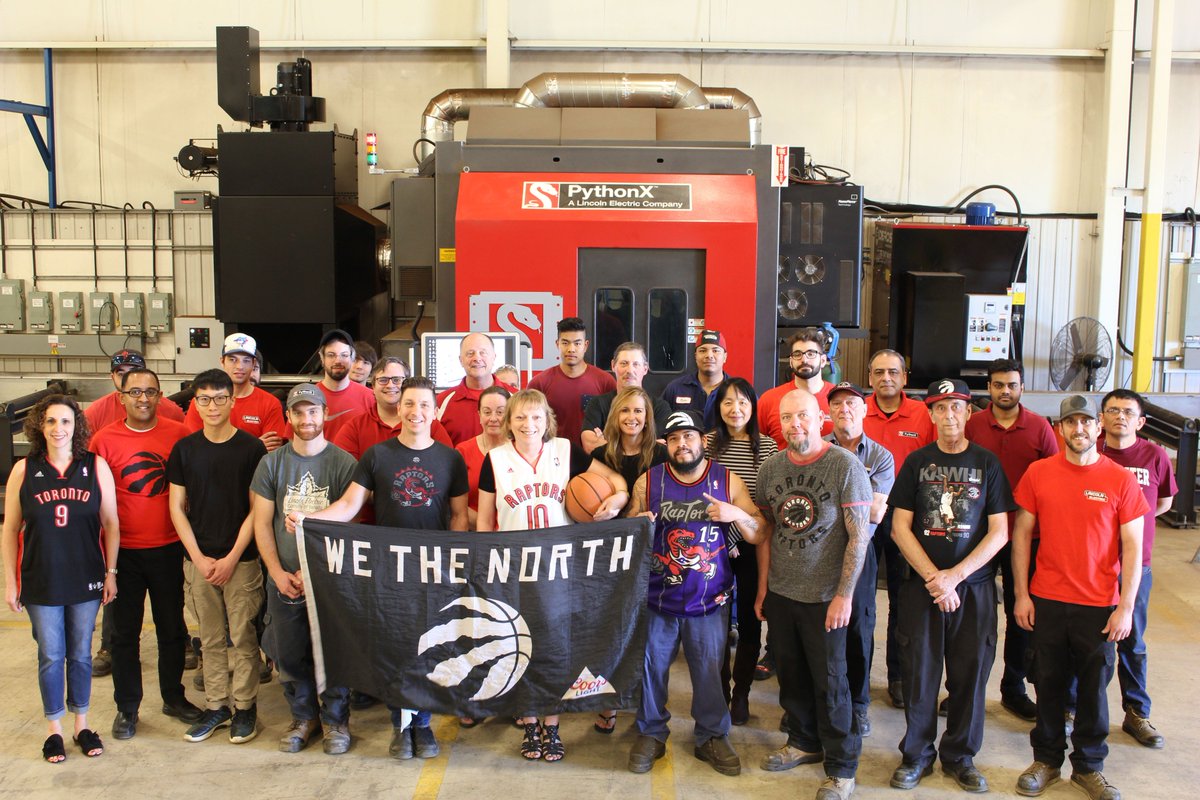 PythonXrobot's tweet photo. We are supporting our @Raptors today at #PythonX as they head into Game 4 tonight! #WeTheNorth #LetsGoRaptors #NBAFinals #WeArePythonX https://t.co/arvndeEGzs