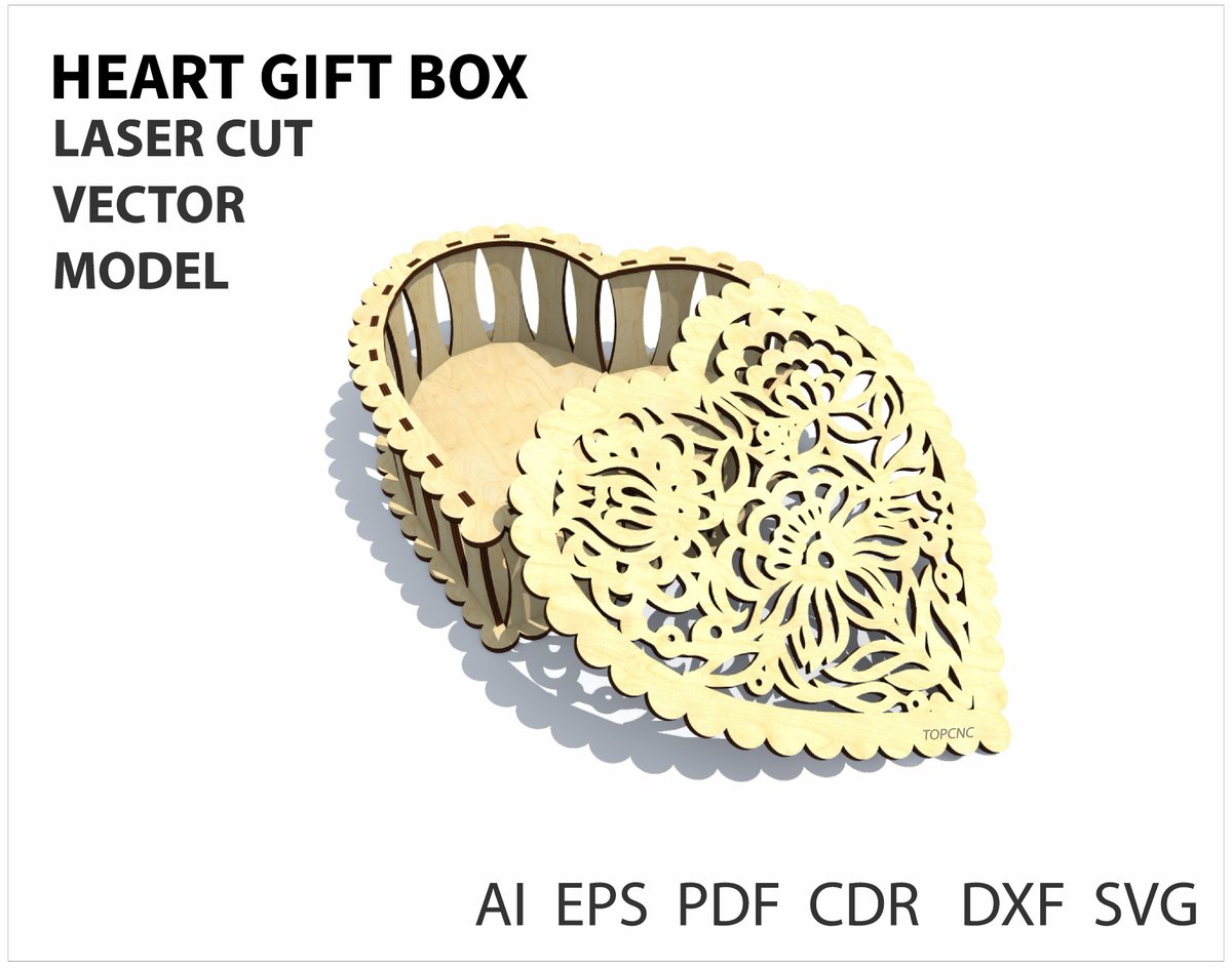 TOPCNC1's tweet photo. Hello :) We are a vector design studio @TOPCNC1 and make interesting models for laser cutting! 
#topxcnc 
#topcnc 
#lasercut 
#vectormodel 
#lasercutting 
#etsy 
#cncfile 
#lasercutmodel
#organaizerbox 
#lovebox https://t.co/A5rsHZSDCm