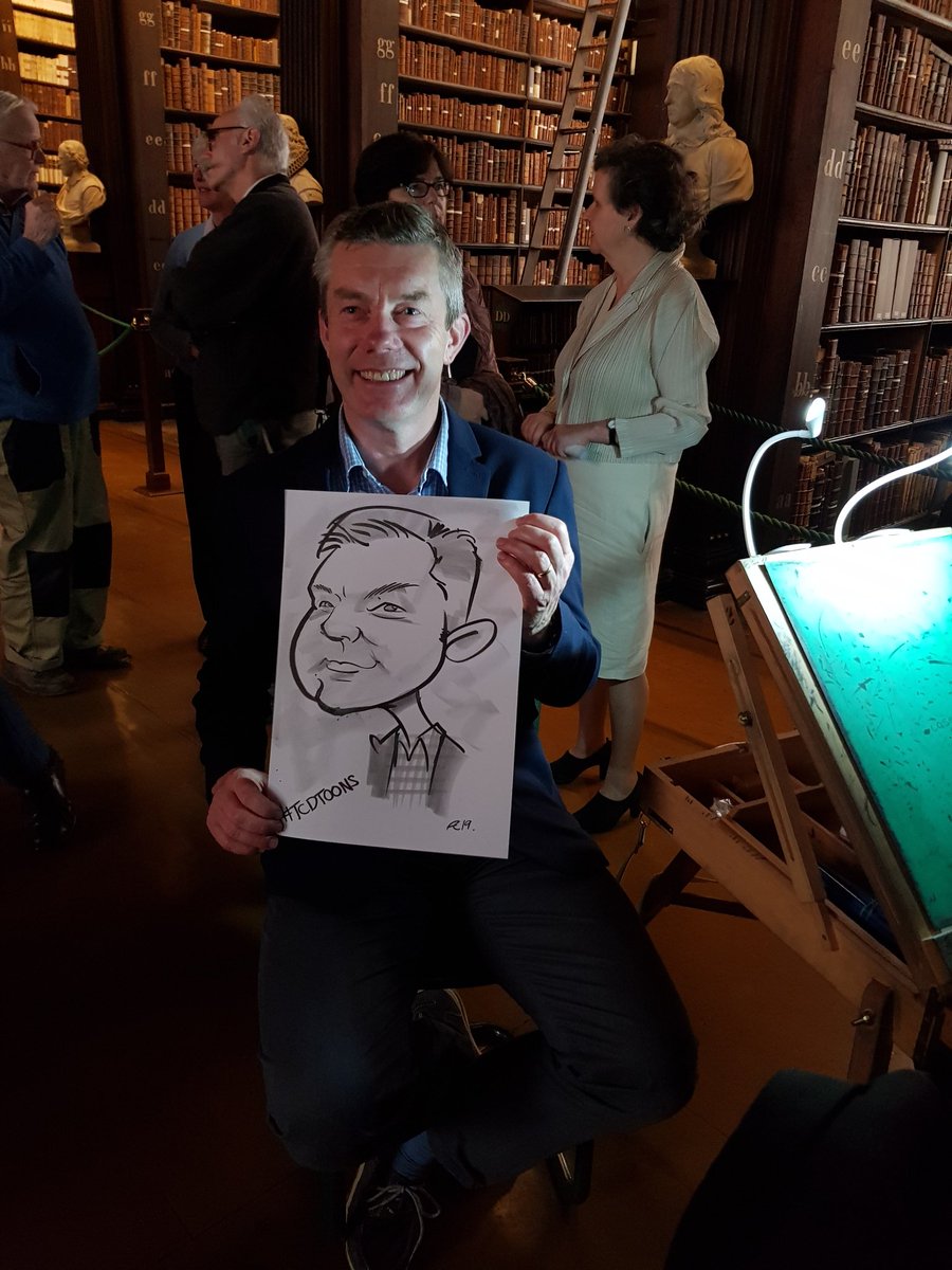 @ShaneMawe #TCDToons star of the show! <a href="/tcdlibrary/">The Library of Trinity College Dublin</a> <a href="/TCDResearchColl/">TCD Research Collections</a>
