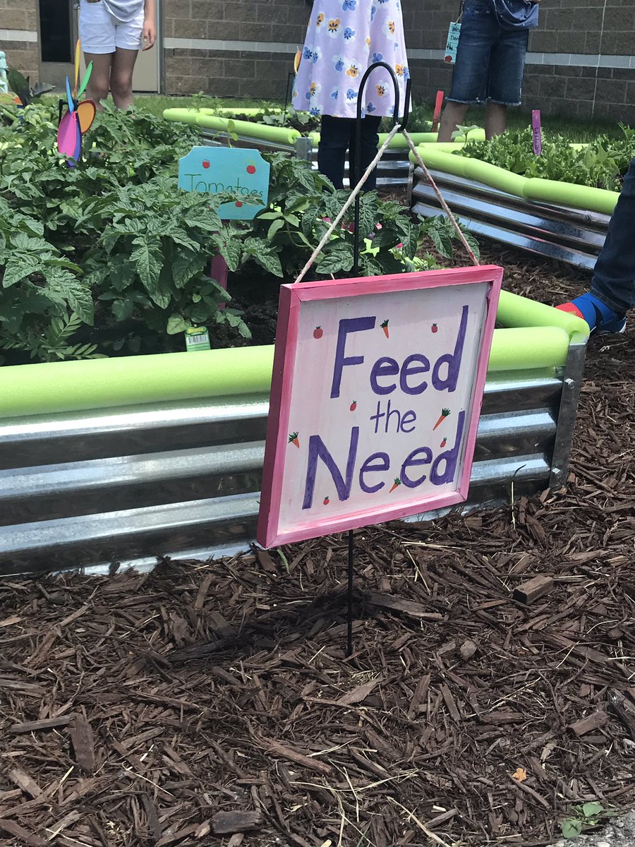 NoviEdFound's tweet photo. What a great afternoon at Deerfield Elementary touring their new garden. Sensory, vegetables, fairy, and dinosaurs. Love it!! https://t.co/JqhG3UObRO
