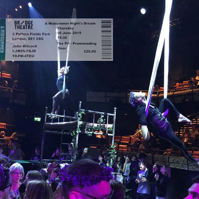 Swodder's tweet photo. #AMidSummerNightsDream @_bridgetheatre is a riotous joy that updates the text to create something playful and extremely funny https://t.co/tDiC36NVM3 https://t.co/qDHJtUY45X