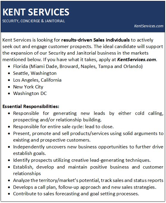 KentOfficers's tweet photo. NOW HIRING SALES PROFESSIONALS
Apply at https://t.co/kGzcT2bBAL
#nowhiring #apply #salesprofessionals #miami #broward #orlando #tampa #LosAngeles #Seattle https://t.co/H1CvtyLVCn