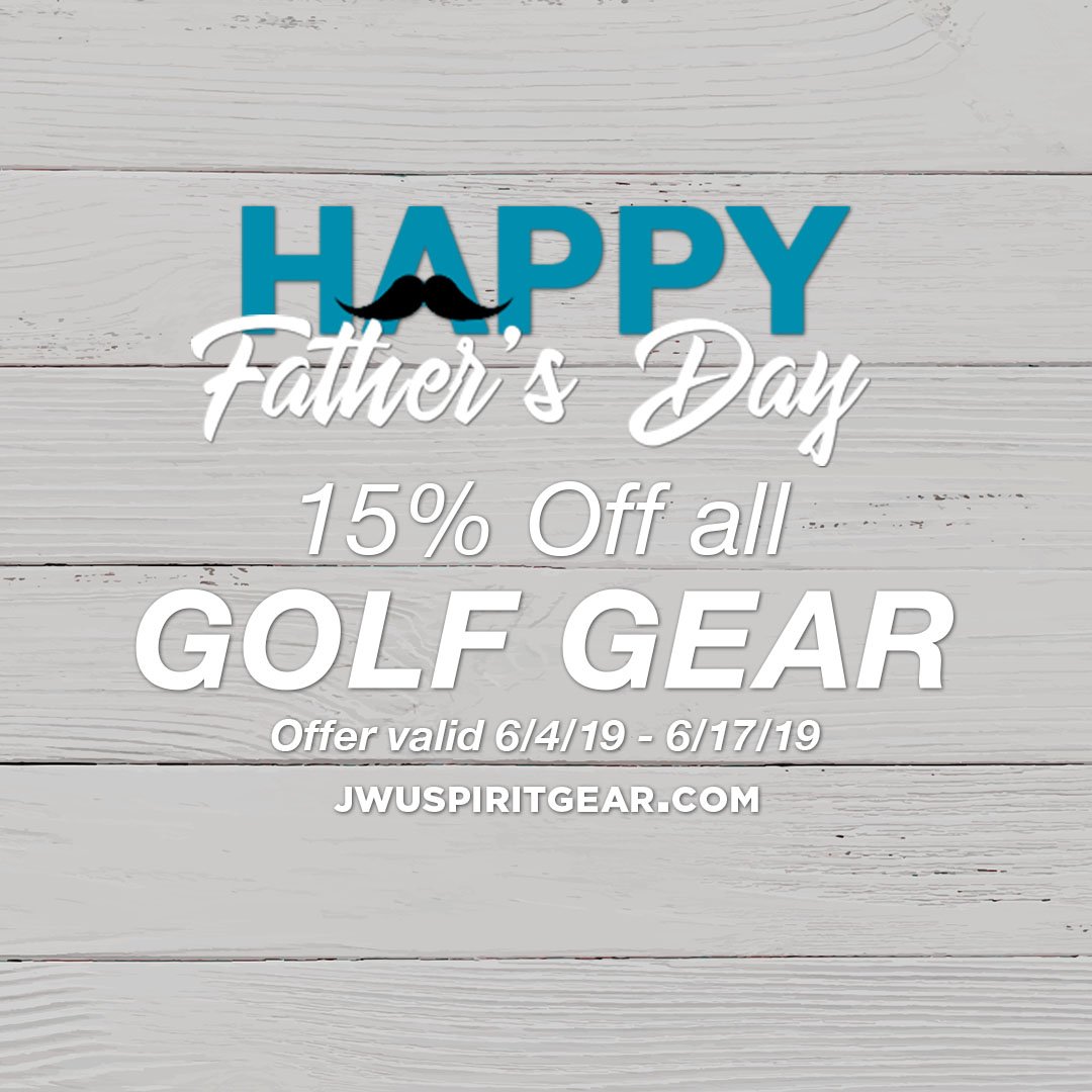 JWUPVDO's tweet photo. Hey Wildcats! JWU Spirit Gear has an amazing deal for you! 15% Off all Golf Gear from now until June 17th! Pick out something nice for the golf lover in your family. Visit https://t.co/GQTpFAL3G6 to shop the sale! https://t.co/jFyrfFIm82