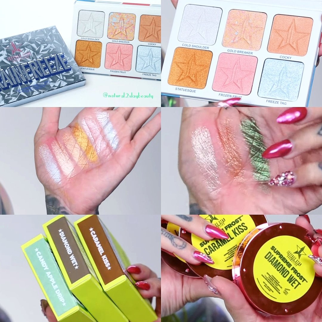 natural2slay's tweet photo. Ok, I'm soo here for all  of this 💚 The packaging whore in me is screaming 🤯

What do we're think and what are we getting..? 😍

#JeffreeStarCosmetics #SummerCollection2019 https://t.co/mb68X2tK13