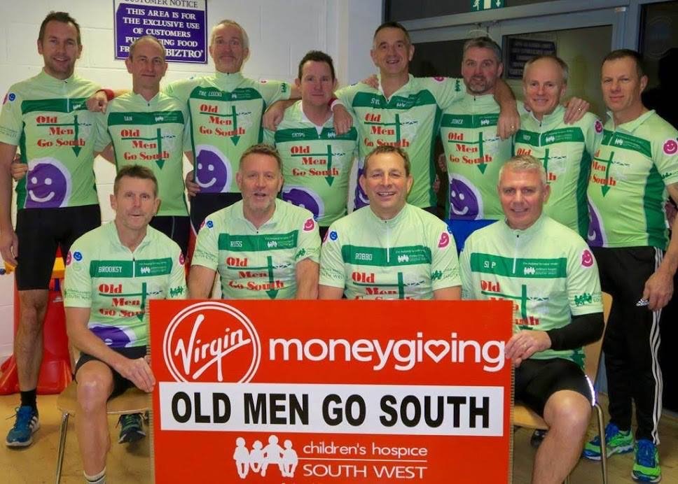 These guys will be setting off from Taunton Vale Sports Club at 8.30am TOMORROW on the penultimate leg ( #Taunton to #Launceston) of their John O’Groats to Land’s End cycle. Please come along and help wave them off if you can  🙂🚴‍♂️👋 #JOGLE ow.ly/mpPJ50ucKOX