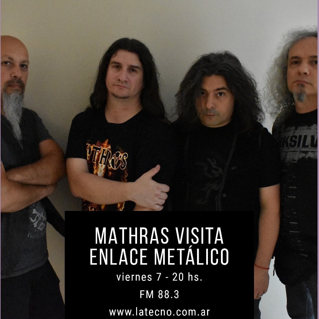 Enlacemetalico's tweet photo. Hoy #Mathras en el piso de @LaTecnoFM 🤘 https://t.co/rqI1gQ2NEH