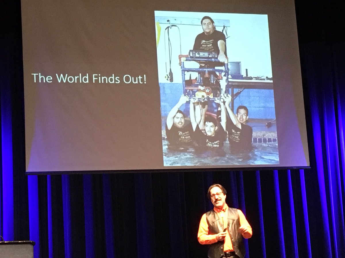 “It became impossible for kids to say ‘I can’t do that.’ Inspiring story of the amazing robotics team at Carl Hayden HS @falconmaster #ieSonoma #ELL