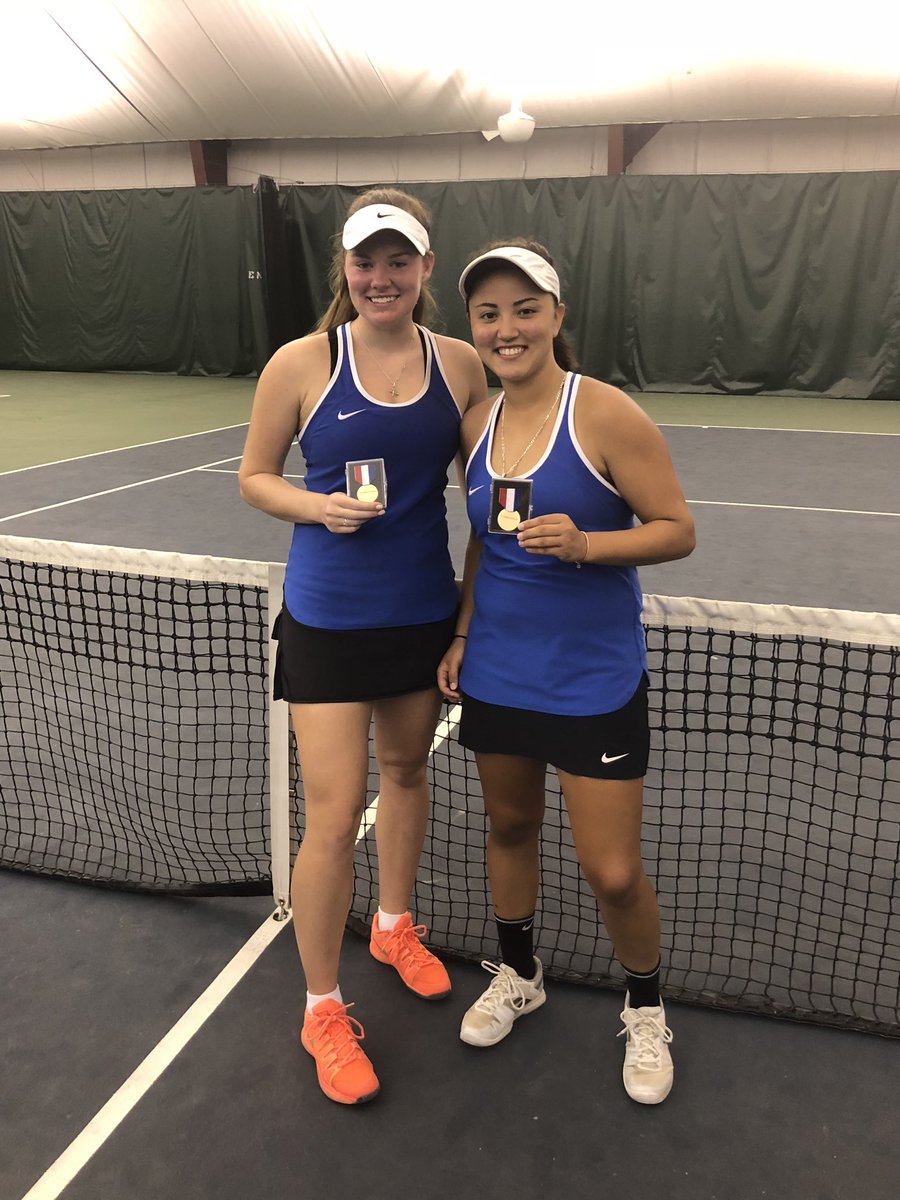 Congratulations to Natasha Novak &amp; Cassie Watts, 3A State Champions! They won 6-4, 6-2 over a strong Western Albemarle duo!