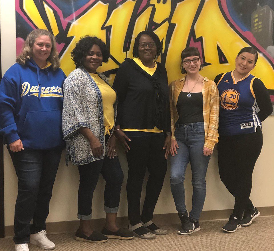 BeHively's tweet image. We love supporting our local #GoldenStateWarriors let’s get a W tonight guys! GO DUBS! 🏀💙💛