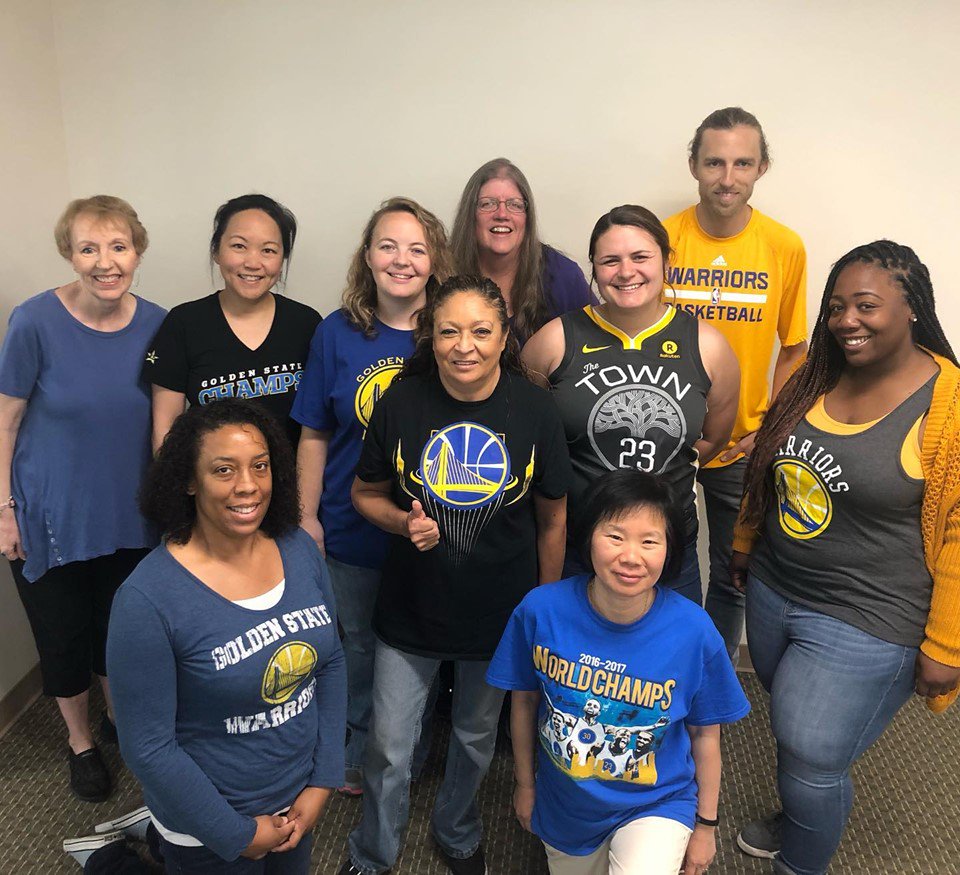 BeHively's tweet image. We love supporting our local #GoldenStateWarriors let’s get a W tonight guys! GO DUBS! 🏀💙💛