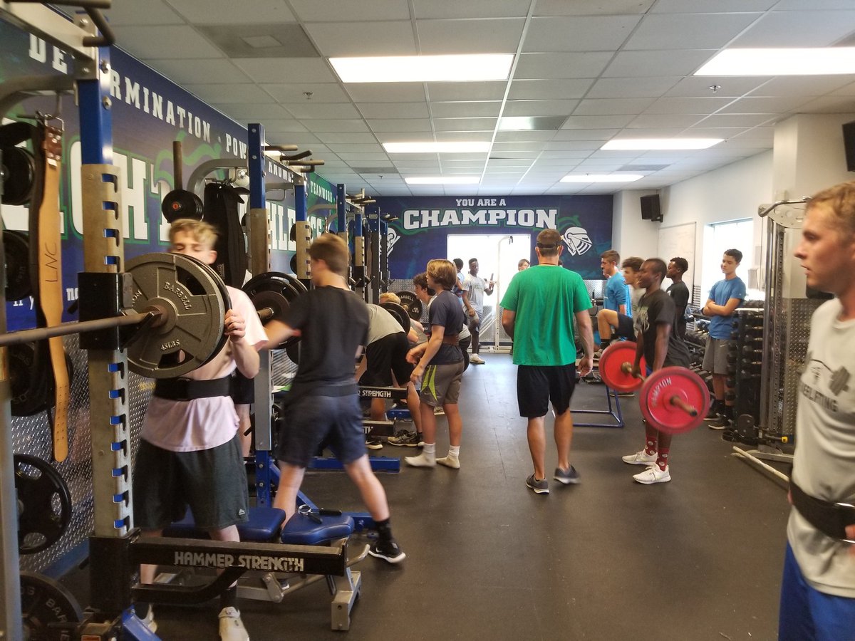 Getting Stronger! A lot more work to be done but we are making strides! Go Knights!