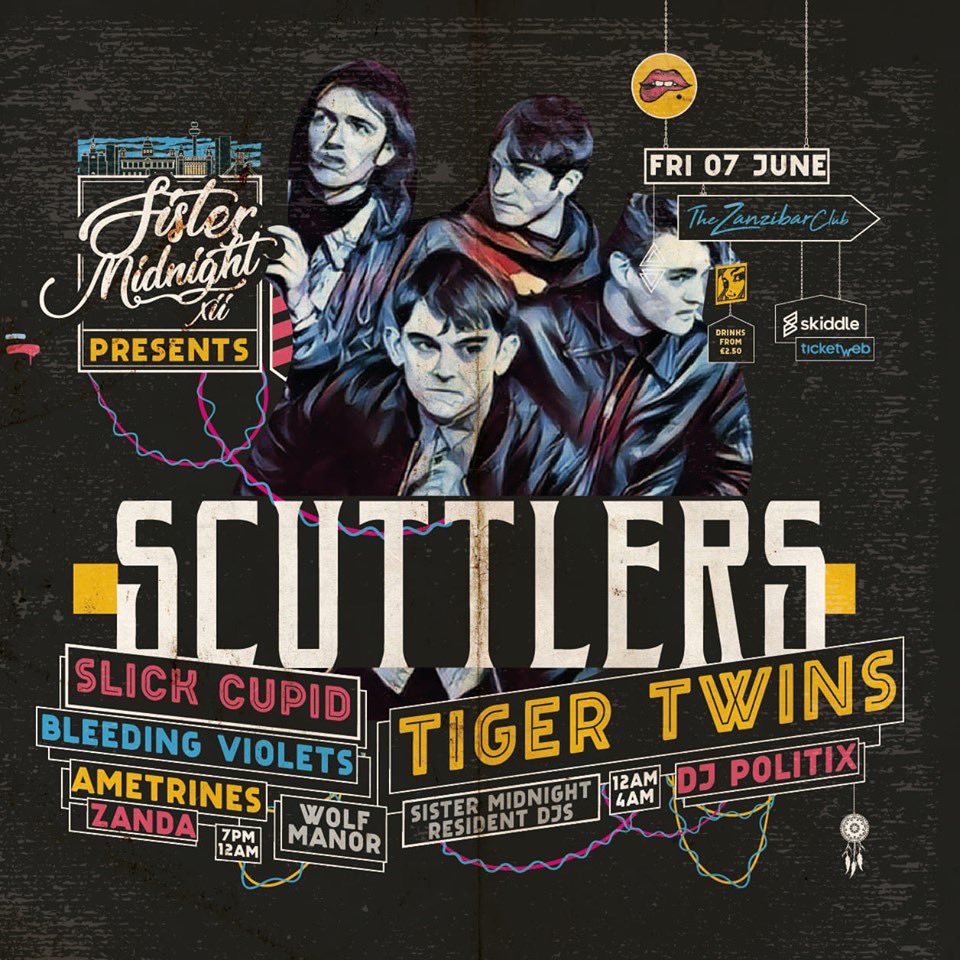 Liverpool today!! On at 12 in Zanzibar, will be a boss night!! If 750, 000 can show up for the parade on Sunday, surely we can pack the place out!!! 

The Zanzibar Club// SCUTTLERS //