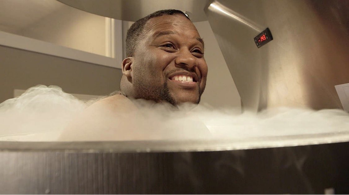 CryoZonePA's tweet photo. Even #pennstatefootball legend and the #meme god himself @spiceadams use #Cryotherapy!! Come on in and try it out today! https://t.co/R5LpluOQqR